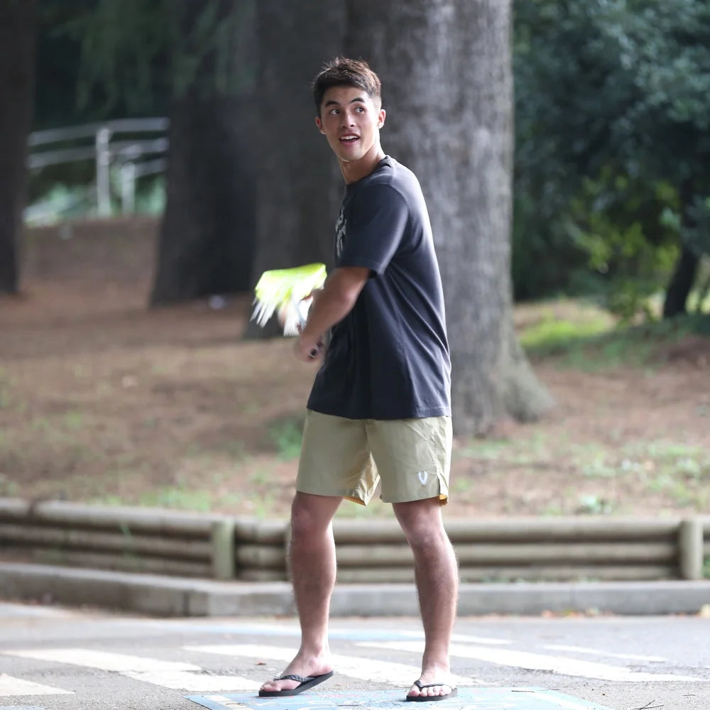 Nylon Fes Shorts(BLACK)