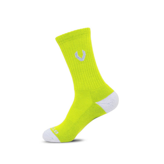 LACROSSE SOCKS NEON YELLOW
