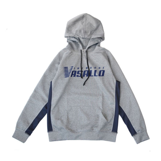LACROSSE TRAINING PARKA LIGHT GRAY(Navy Logo)