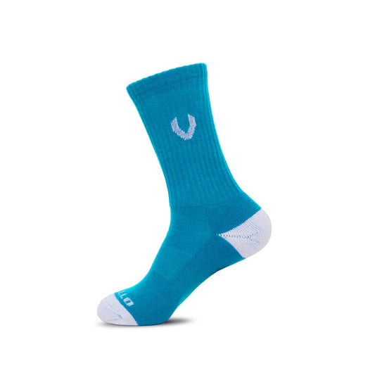 LACROSSE SOCKS NEON BLUE
