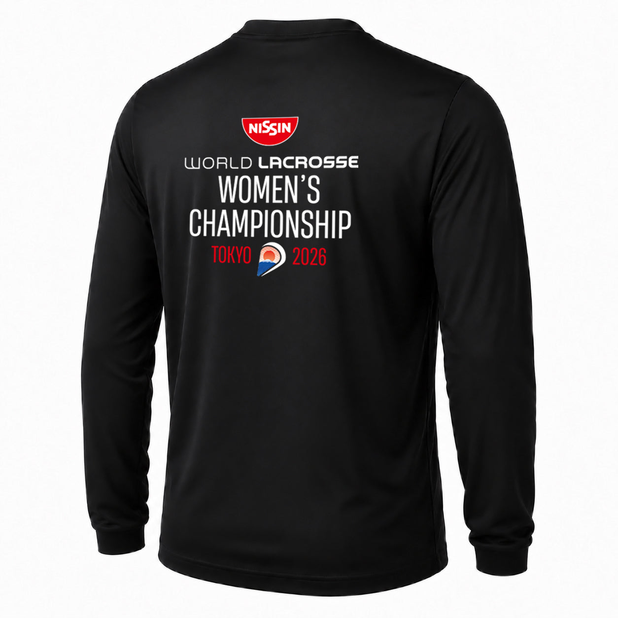 Dry LongSleeve-black-001【The Nissin Foods 2026 World Lacrosse Women's Championship】