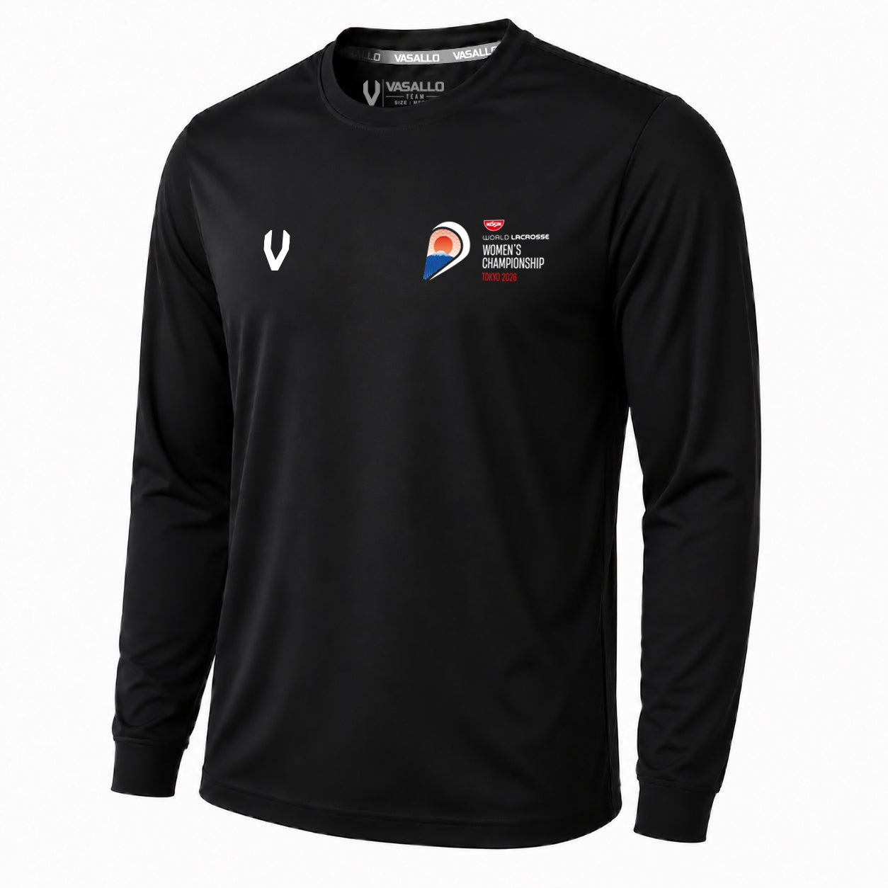 Dry LongSleeve-black-001【The Nissin Foods 2026 World Lacrosse Women's Championship】