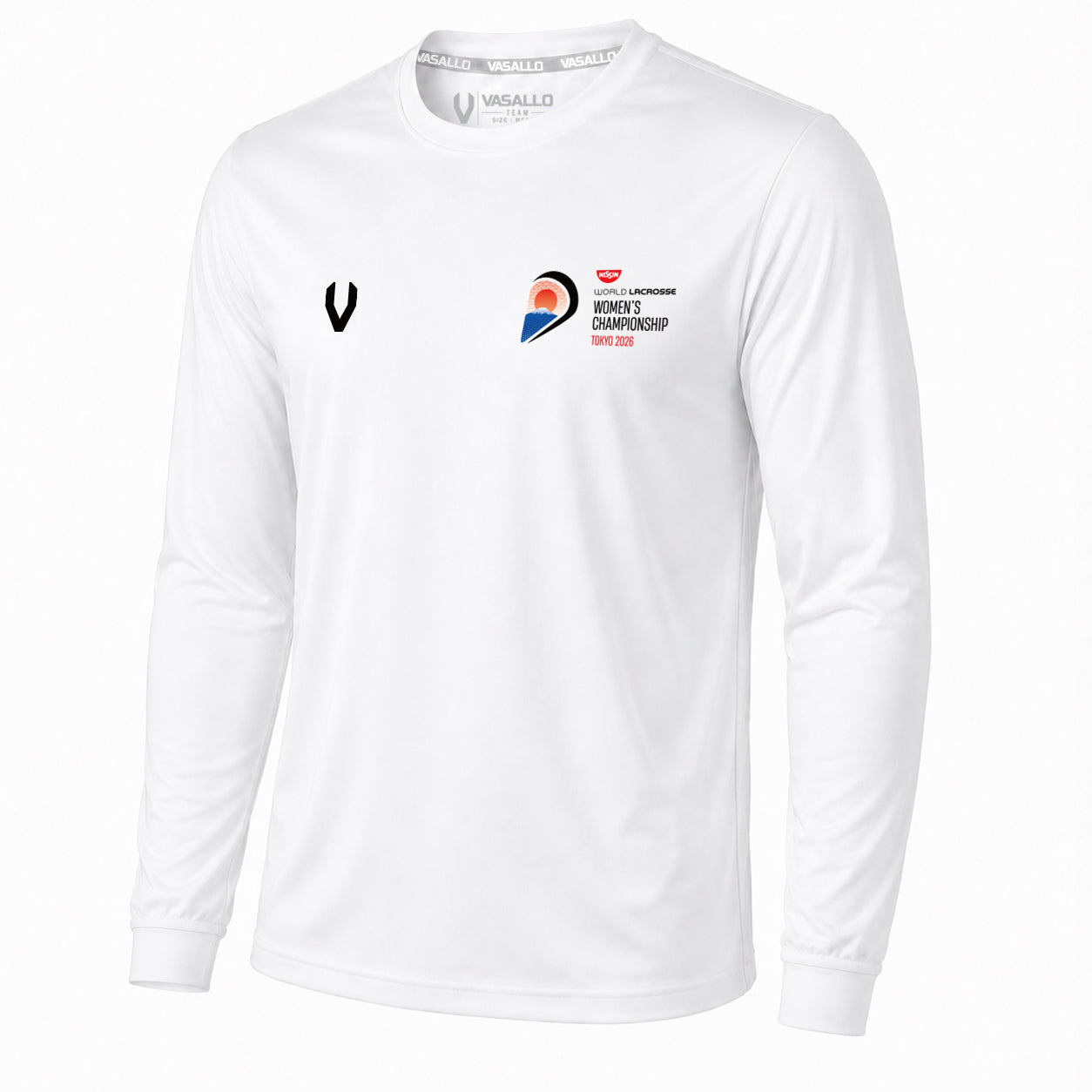 Dry LongSleeve-white-001【The Nissin Foods 2026 World Lacrosse Women's Championship】