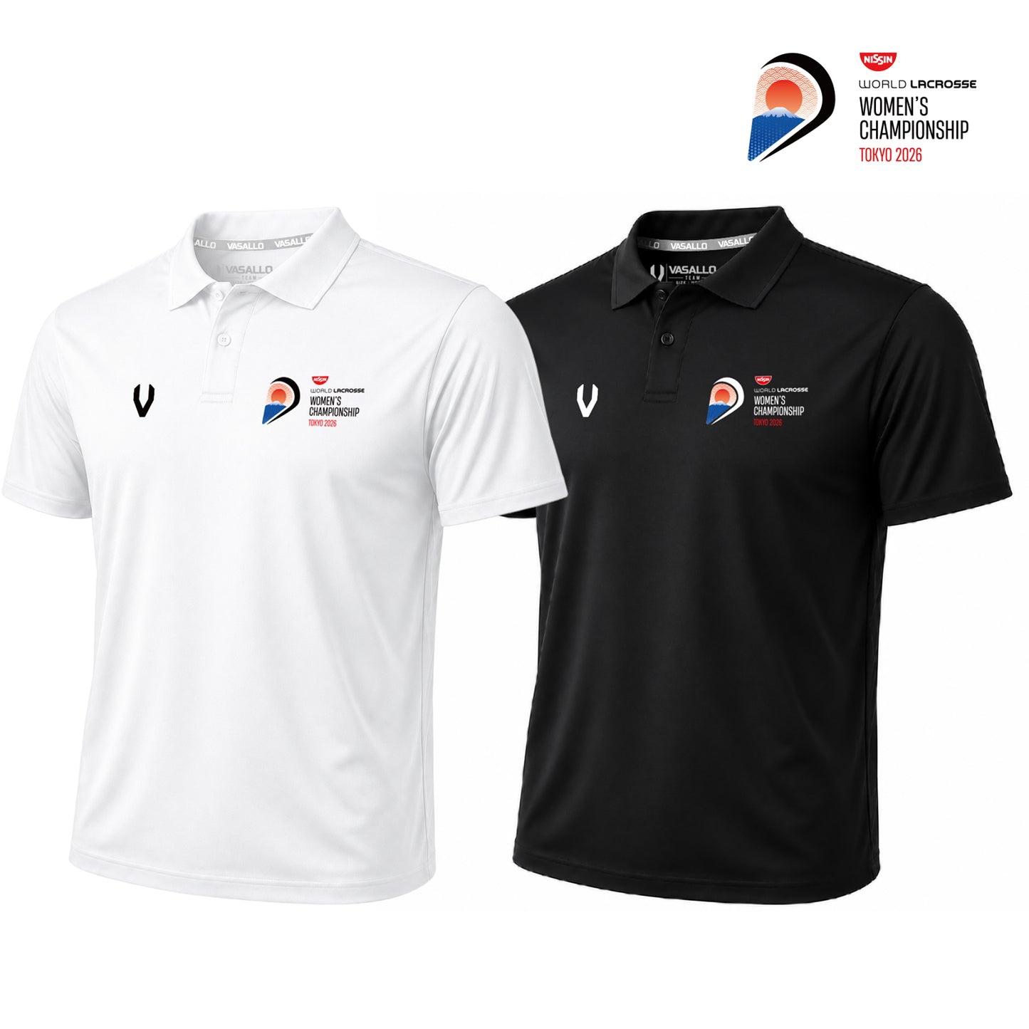 Polo-shirts-001【The Nissin Foods 2026 World Lacrosse Women's Championship】