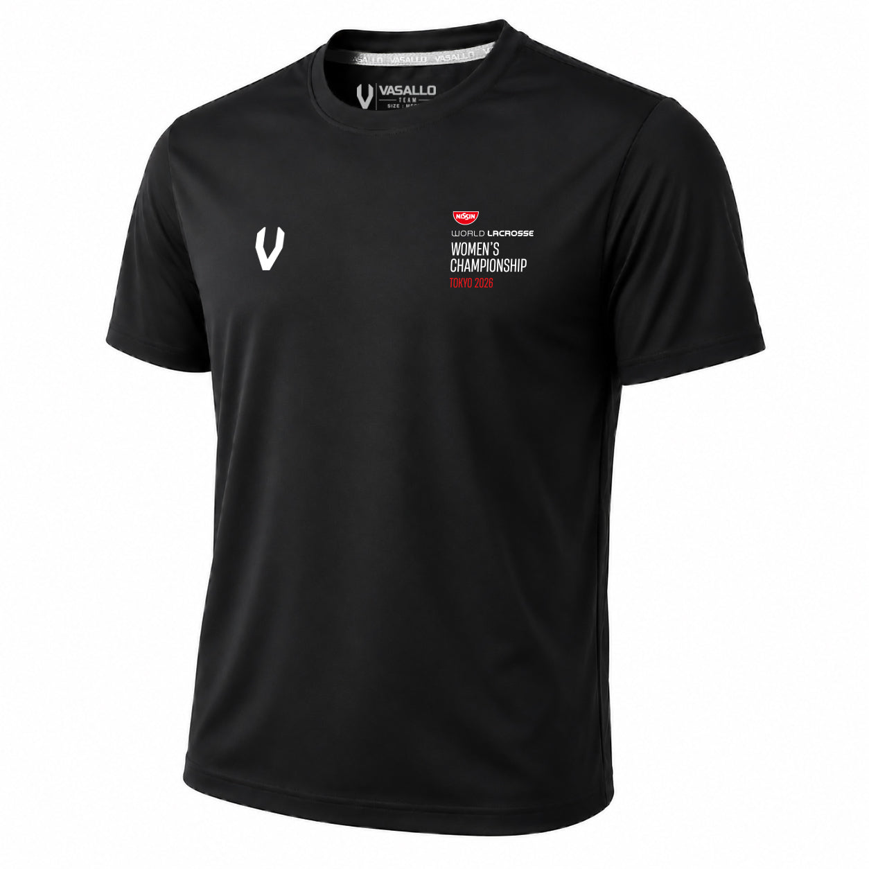 Dry T-shirts-001-white【The Nissin Foods 2026 World Lacrosse Women's Championship】