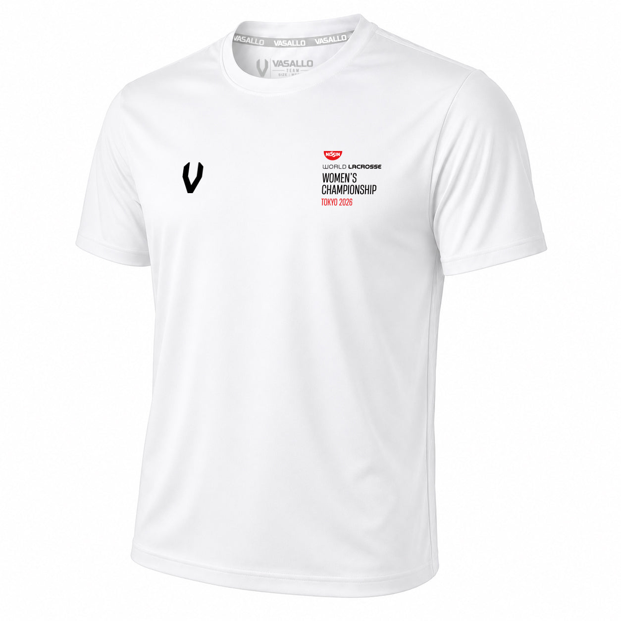 Dry T-shirts-001-black【The Nissin Foods 2026 World Lacrosse Women's Championship】