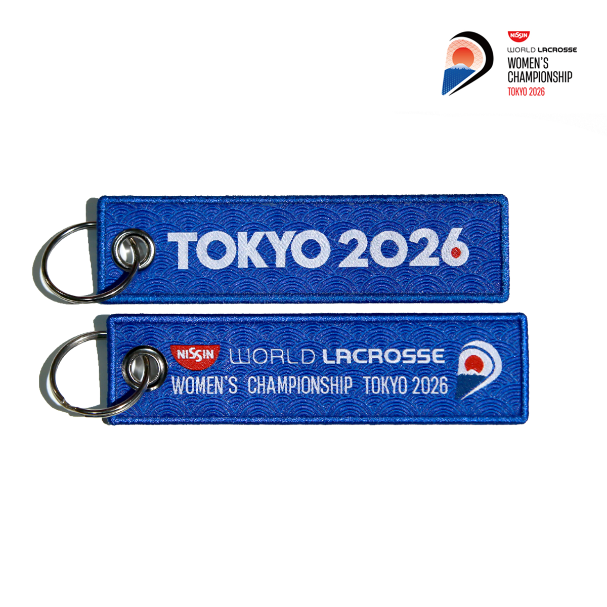 Woven Keychain-001【The Nissin Foods 2026 World Lacrosse Women's Championship】