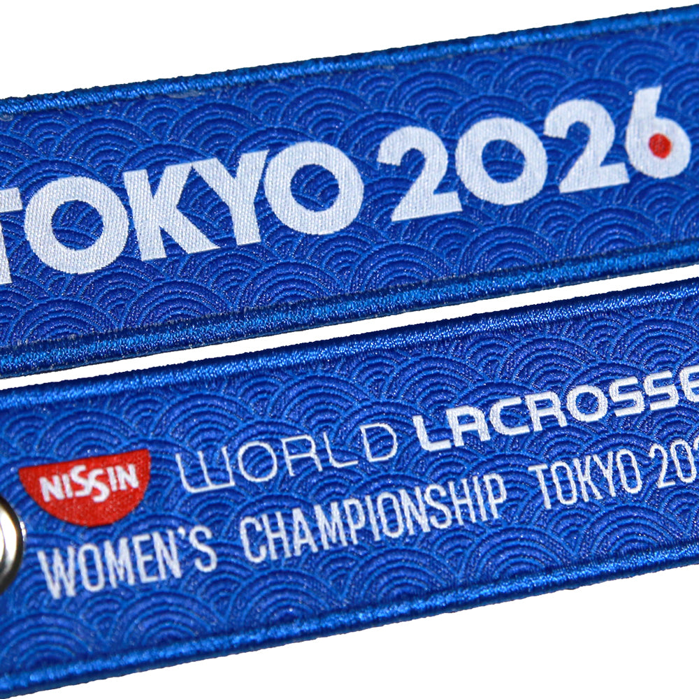 Woven Keychain-001【The Nissin Foods 2026 World Lacrosse Women's Championship】